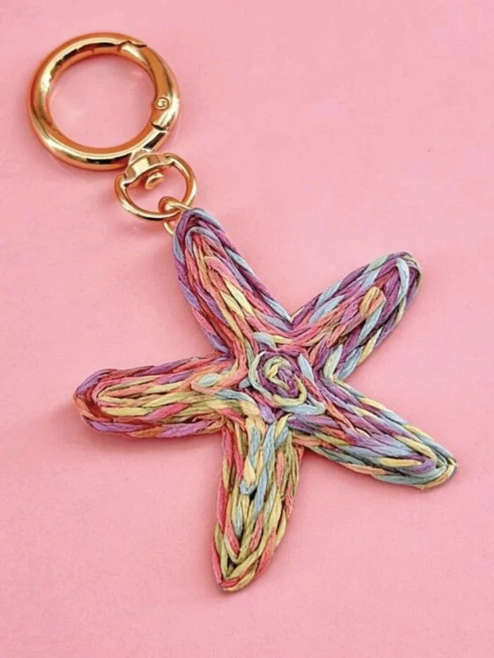 Starfish Bag Charm/ Keychain NEW